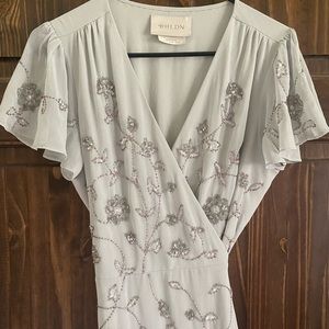 Beautiful beaded BHLDN gown